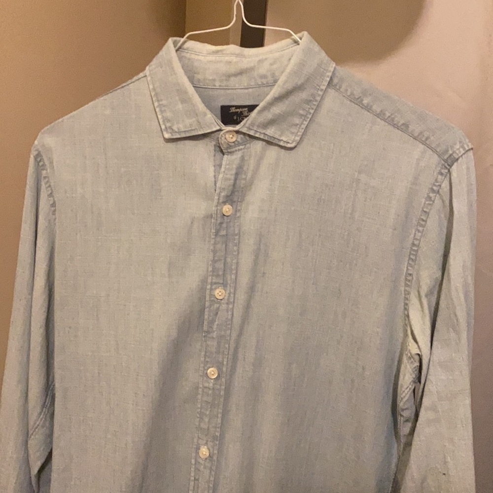J.Crew - Light Chambray Button Down (Medium) - image 2